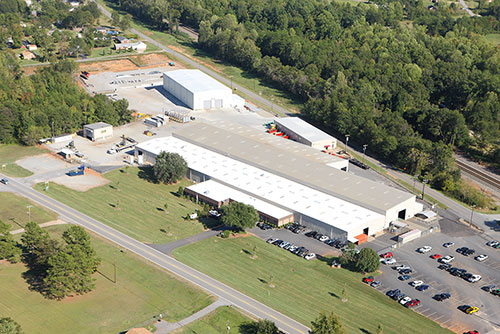 Aerial photo of BTA headquarters in Lyman, SC